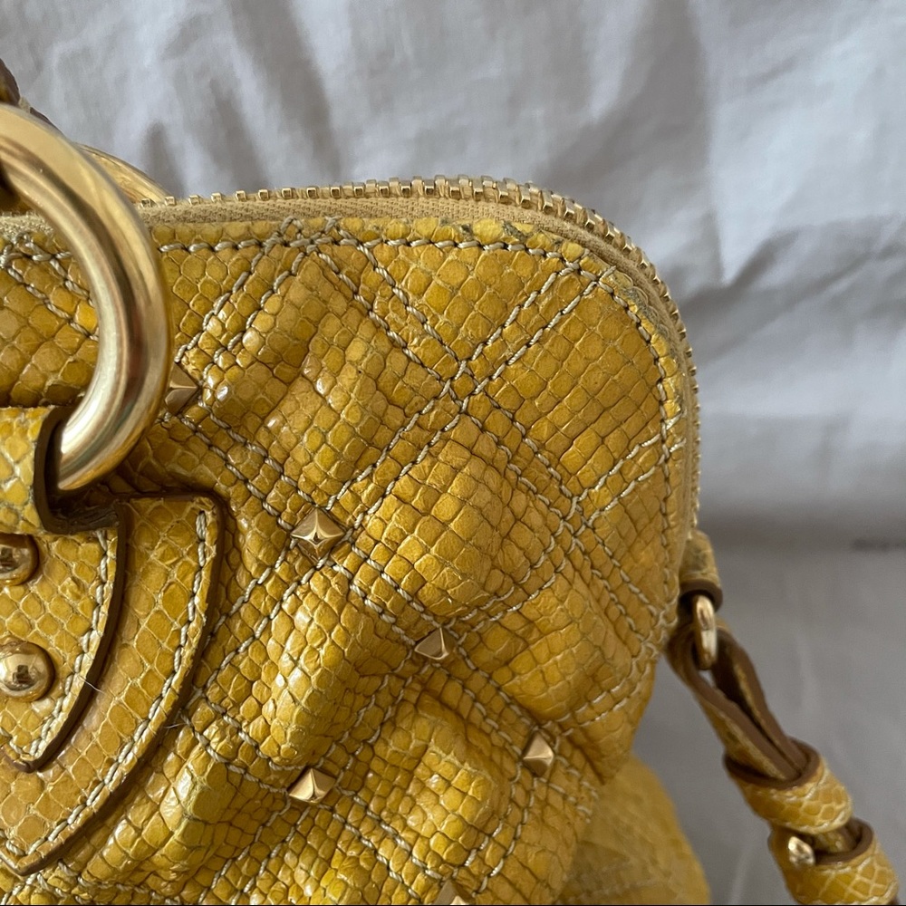 Marc Jacobs Rio Stardust Quilted Python Satchel - image 8